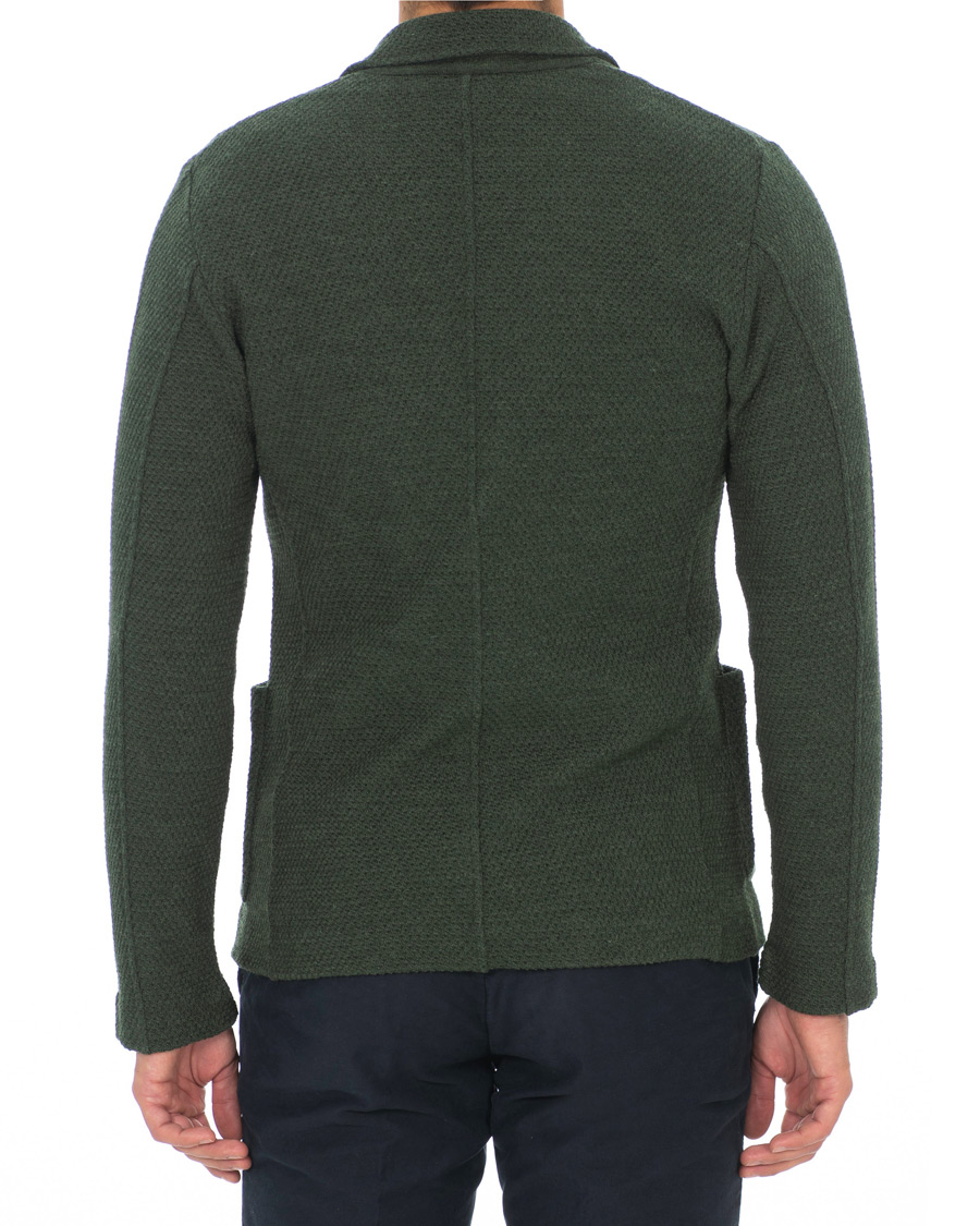 Herren | Sakkos | L.B.M. 1911 | Knitted Cardigan Blazer Green