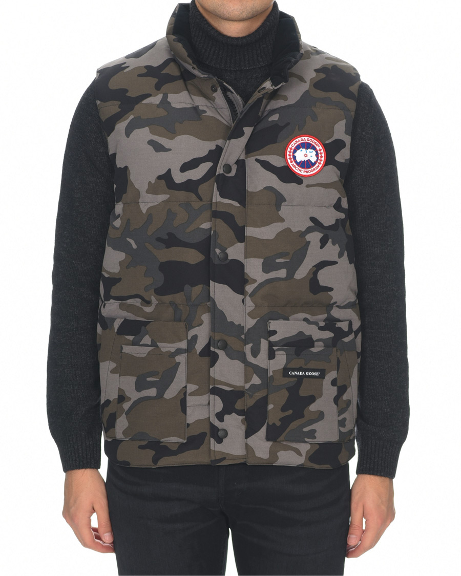 Herren | Jacken | Canada Goose | Freestyle Crew Vest Coastal Grey Camo
