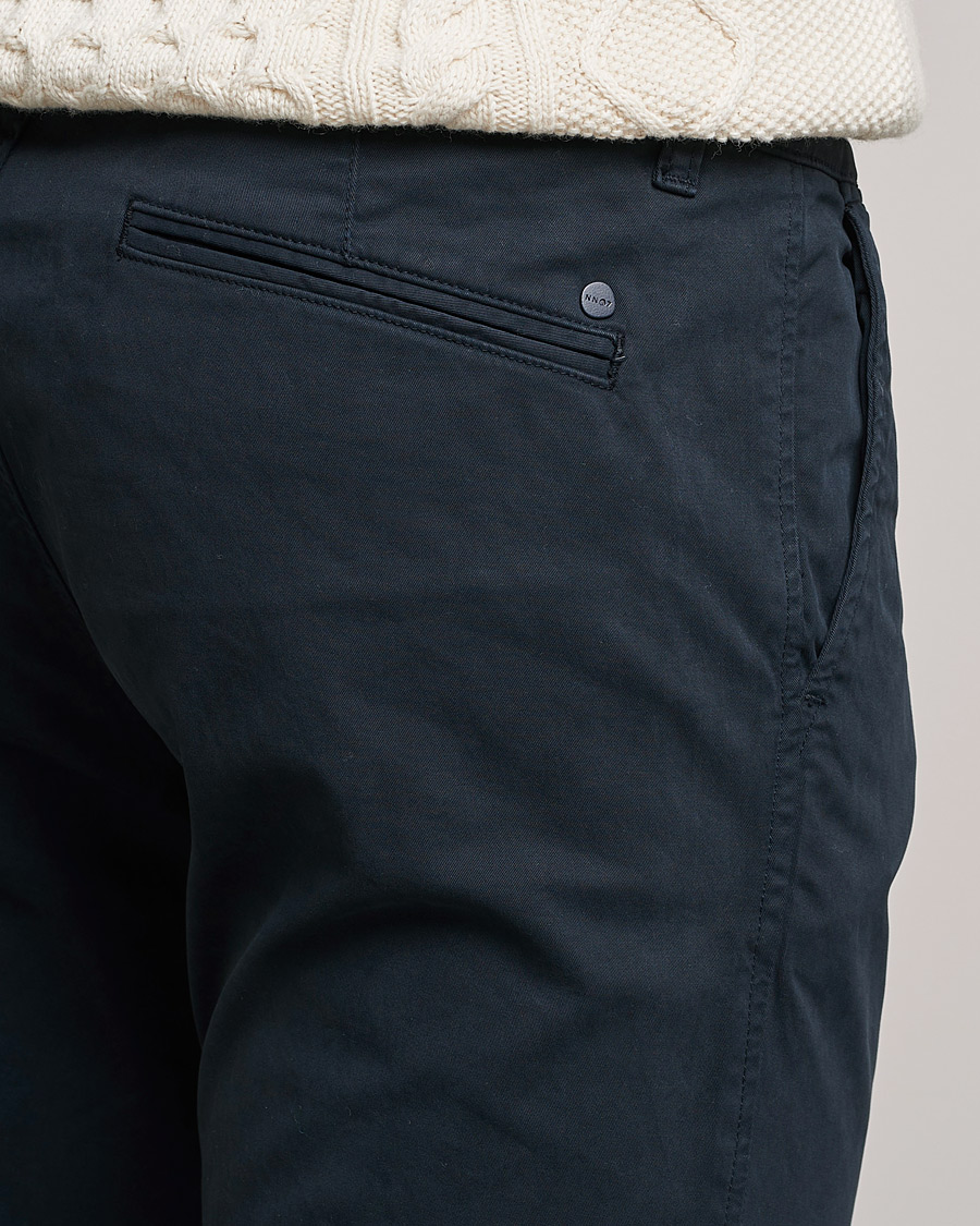 Herren | Hosen | NN07 | Marco Slim Fit Stretch Chinos Navy Blue