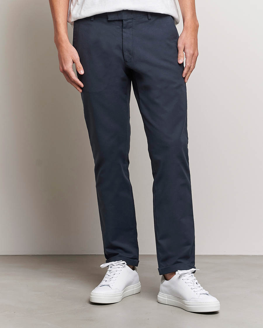 Herren | Hosen | NN07 | Scott Regular Fit Stretch Trousers Navy Blue