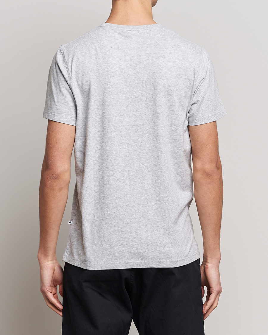 Herren | T-Shirts | NN07 | Pima Crew Neck Tee Light Grey Melange
