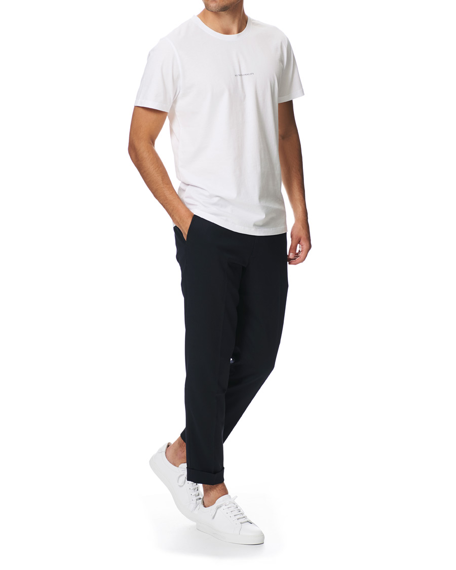 Herren | T-Shirts | NN07 | Ethan Printed Crew Neck Tee White