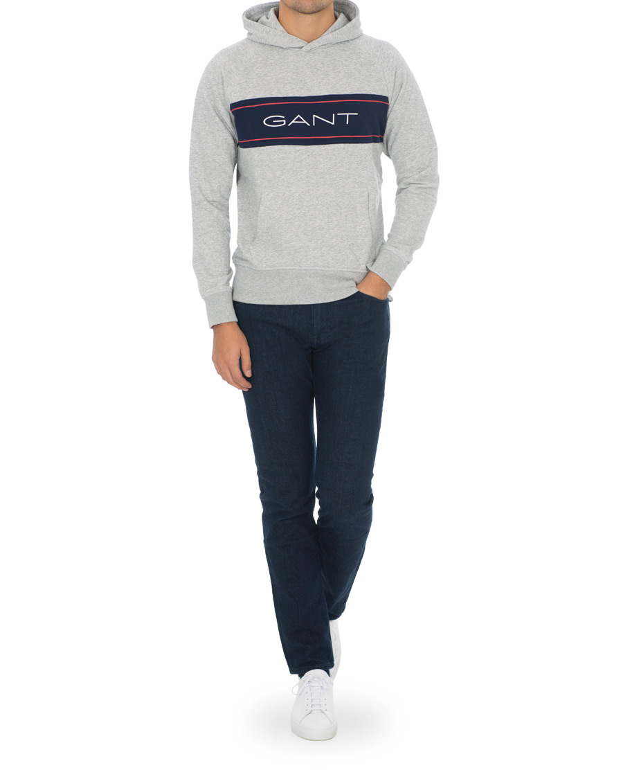 Herren | Pullover | GANT | Archive Hoodie Light Grey Melange