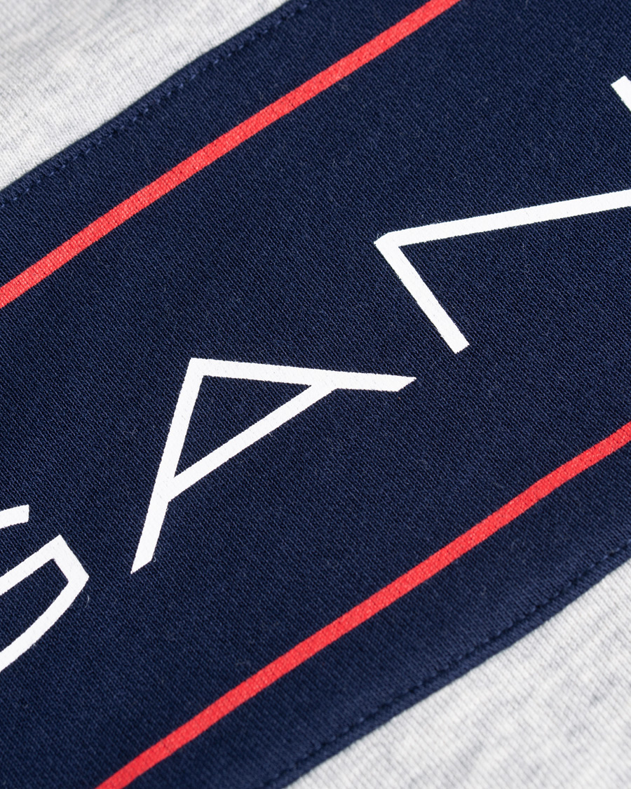 Herren | Pullover | GANT | Archive Hoodie Light Grey Melange