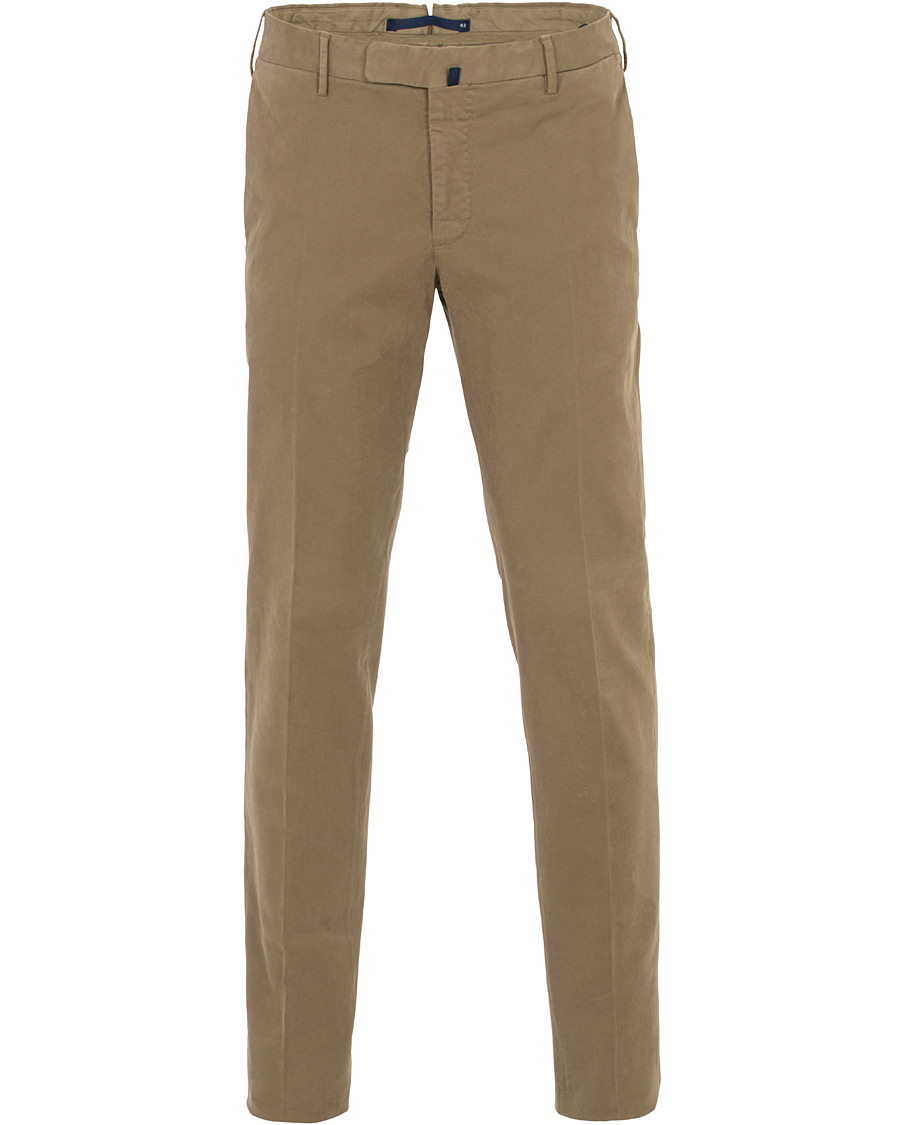 Herren | Hosen | Incotex | Slim Fit Comfort Chino Khaki