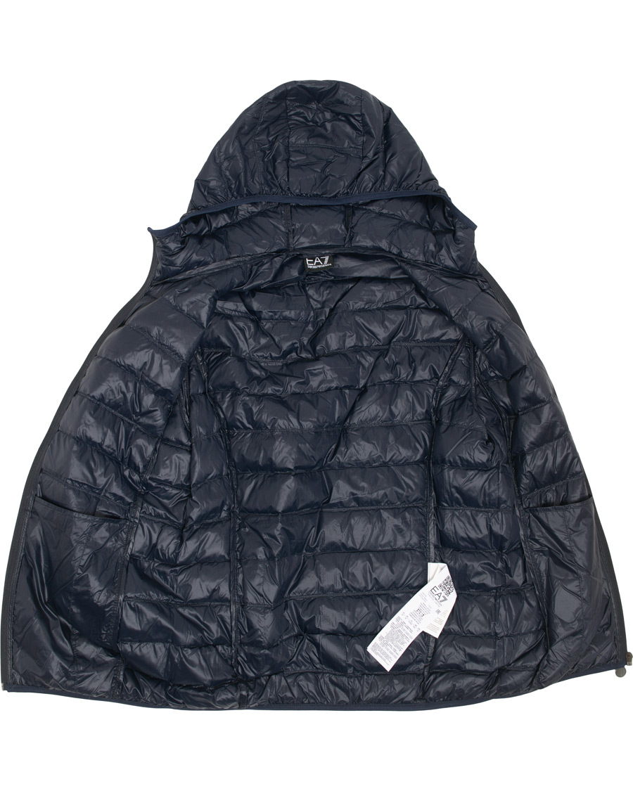 Herren | Jacken | EA7 | Train Core Light Down Hoodie Jacket Navy
