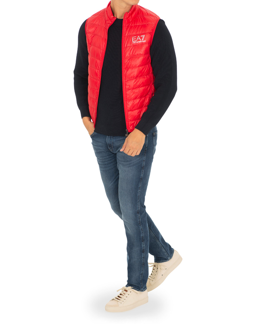 Herren | Jacken | EA7 | Train Core Light Down Vest Red