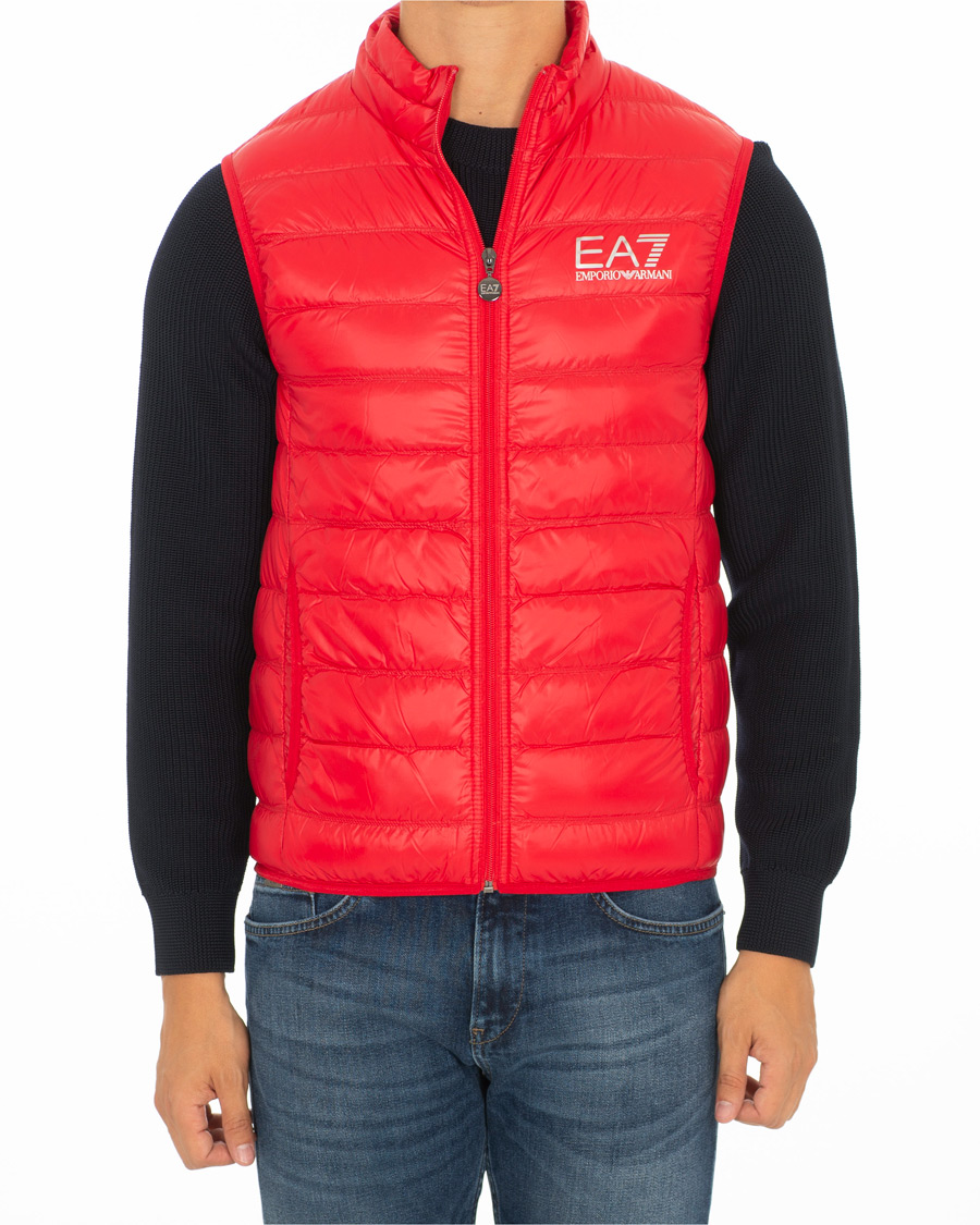 Herren | Jacken | EA7 | Train Core Light Down Vest Red
