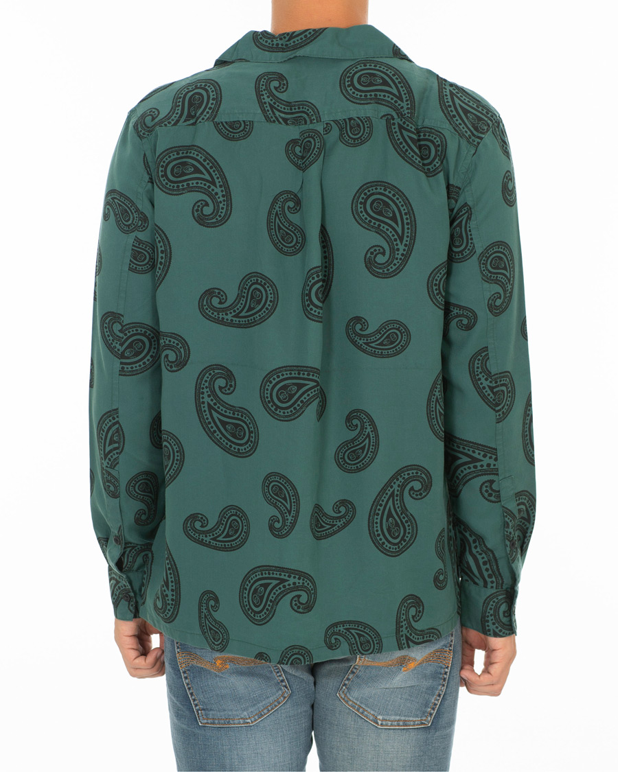 Herren | Hemden | Nudie Jeans | Vidar Paisley Shirt Kattegat