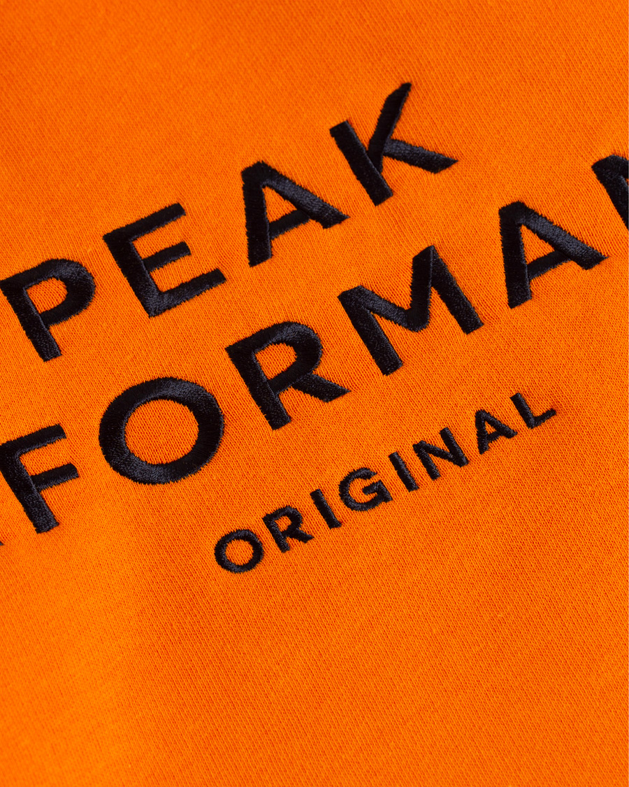 Herren | Pullover | Peak Performance | Logo Hoodie Orange