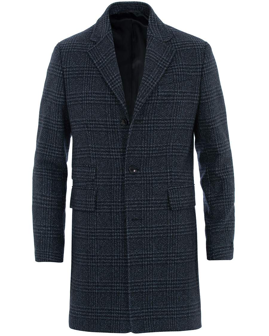 Herren | Jacken | Morris | Wesley Check Coat Navy