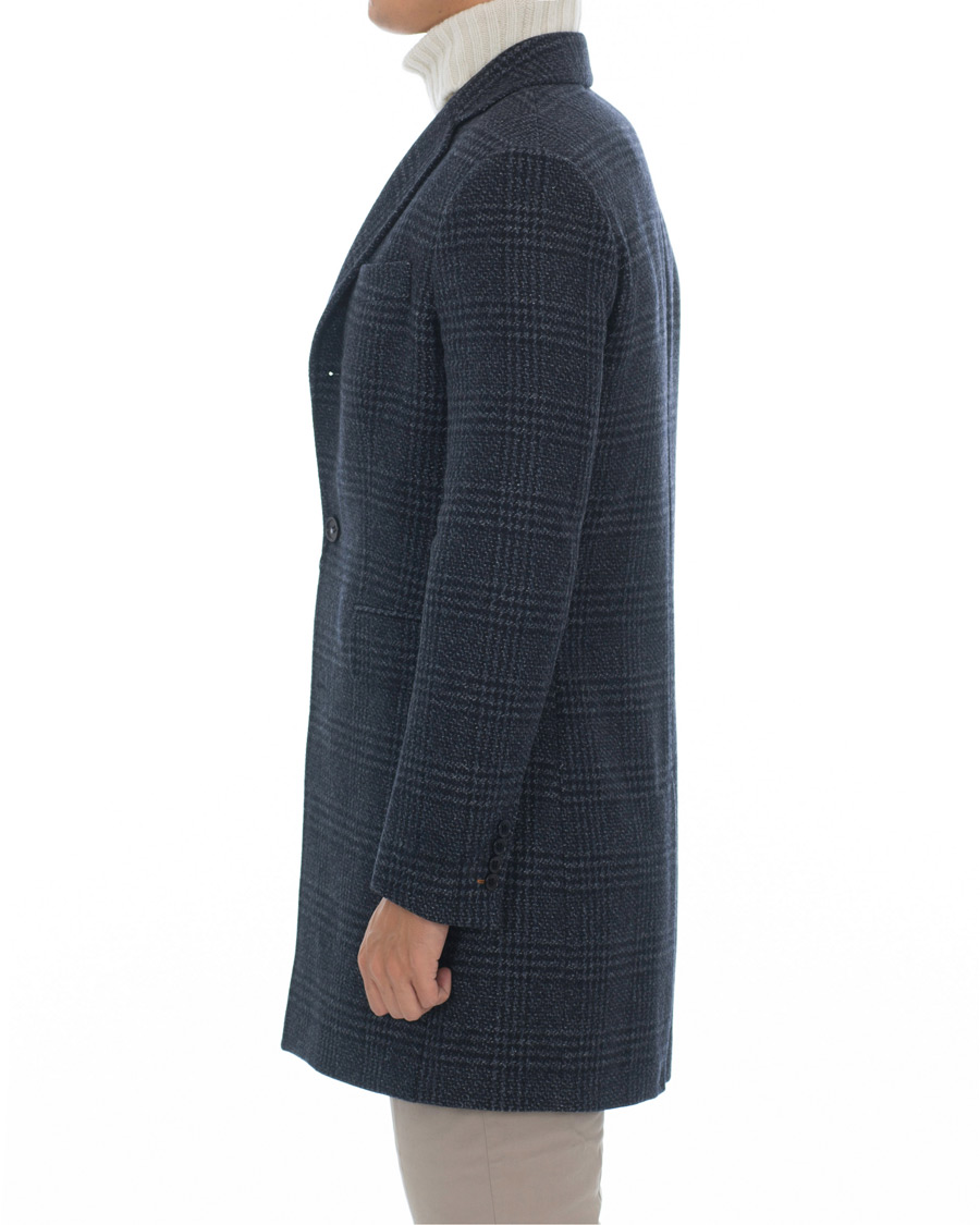 Herren | Jacken | Morris | Wesley Check Coat Navy