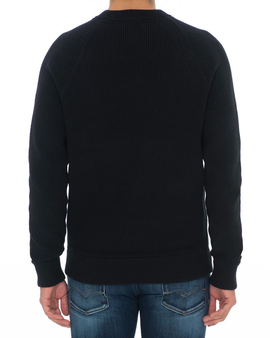 Herren | Pullover | Fred Perry | Ribbed Crew Neck Jumper Black