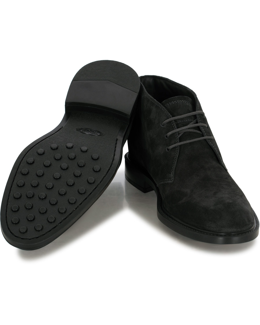 Herren | Tod's Desert Boot Dark Grey Suede | Tod's | Desert Boot Dark Grey Suede