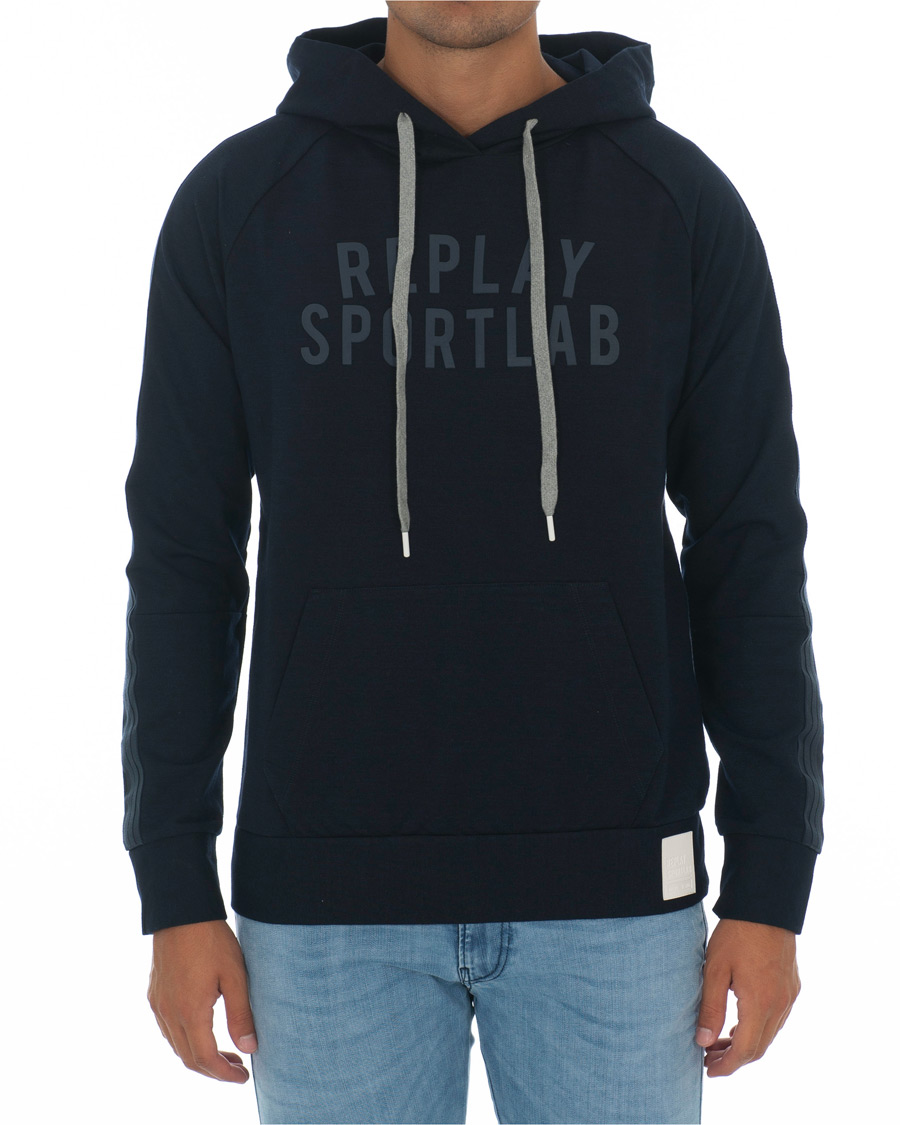 Herren | Pullover | Replay | SportLab Pullover Hoodie Denim Blue