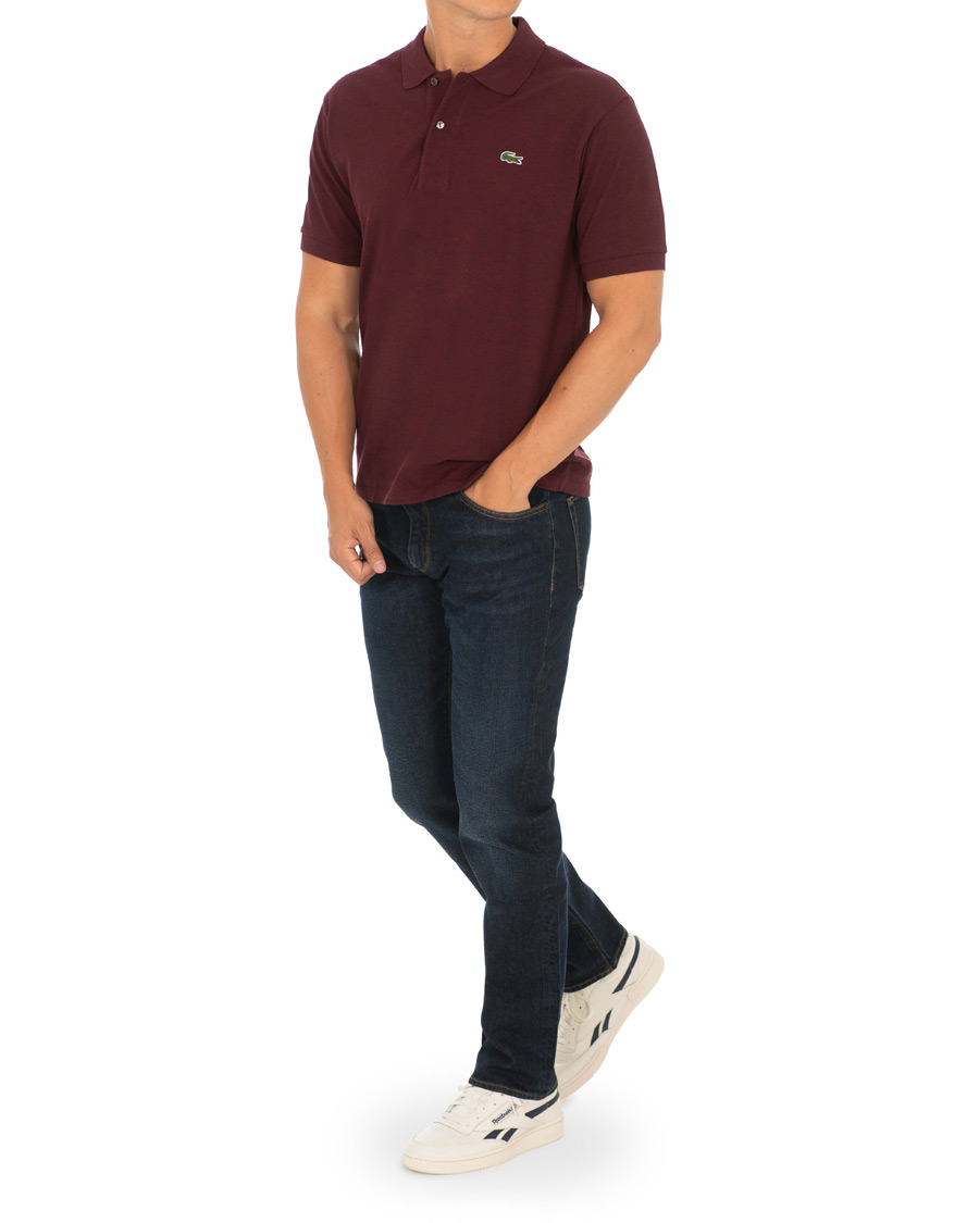 Herren | Poloshirts | Lacoste | Original Polo Melange Piké Vine Chine