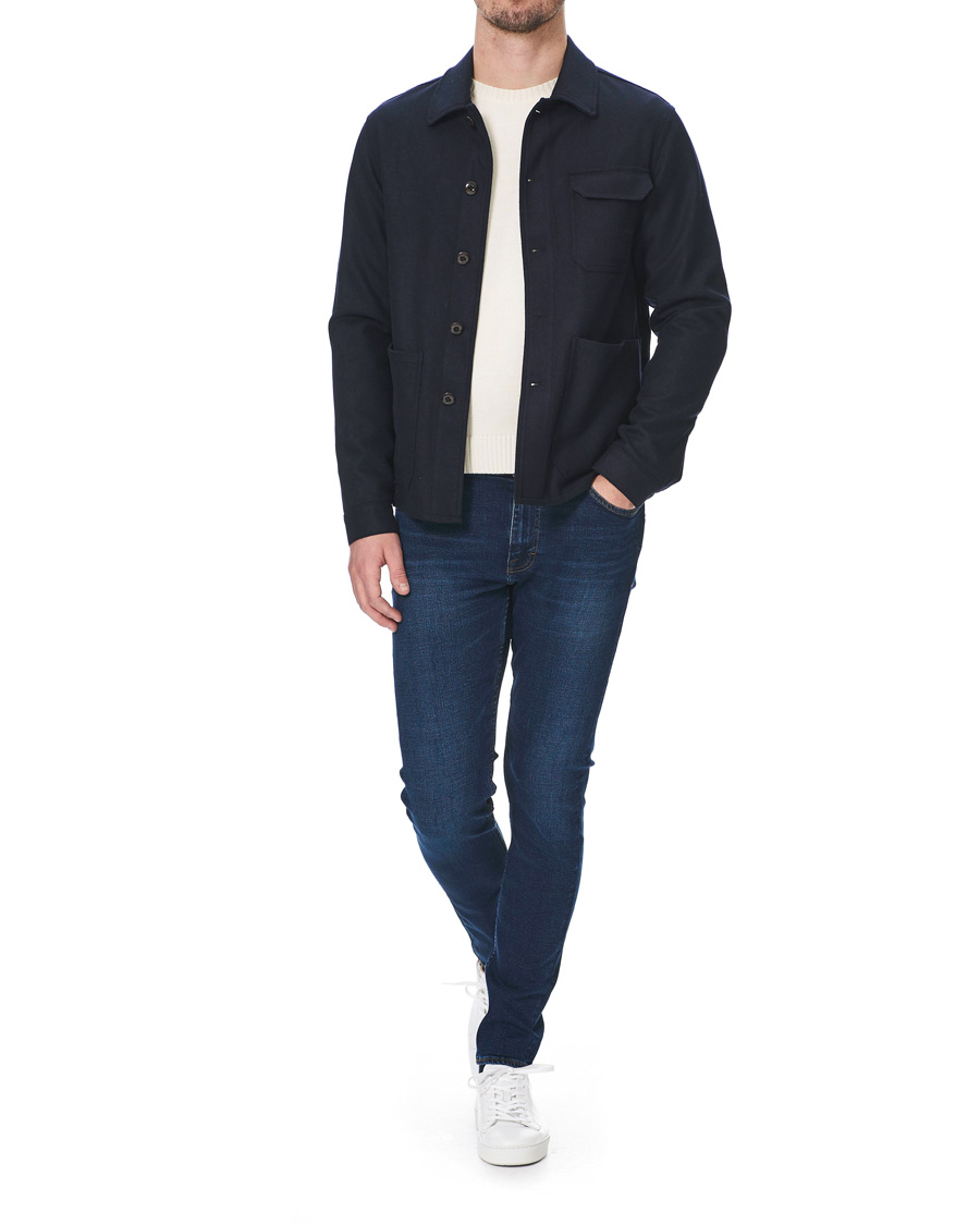 Herren | Jeans | Tiger of Sweden | Evolve Charm Superstretch Jeans Blue