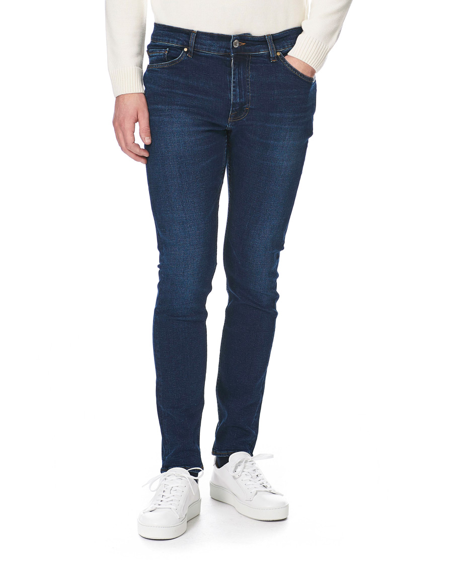 Herren | Jeans | Tiger of Sweden | Evolve Charm Superstretch Jeans Blue