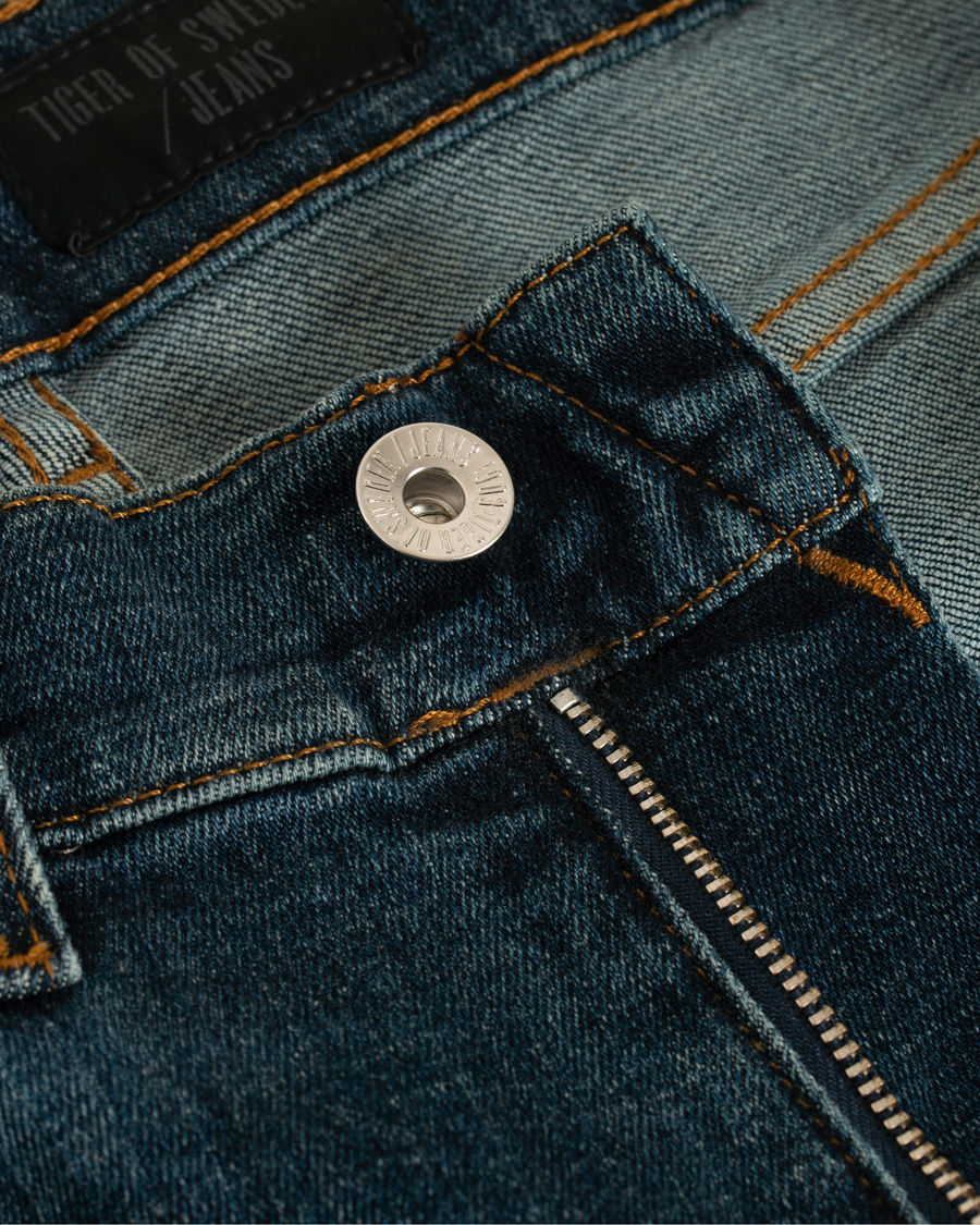 Herren | Jeans | Tiger of Sweden Jeans | Slim Top Stretch Jeans Blue