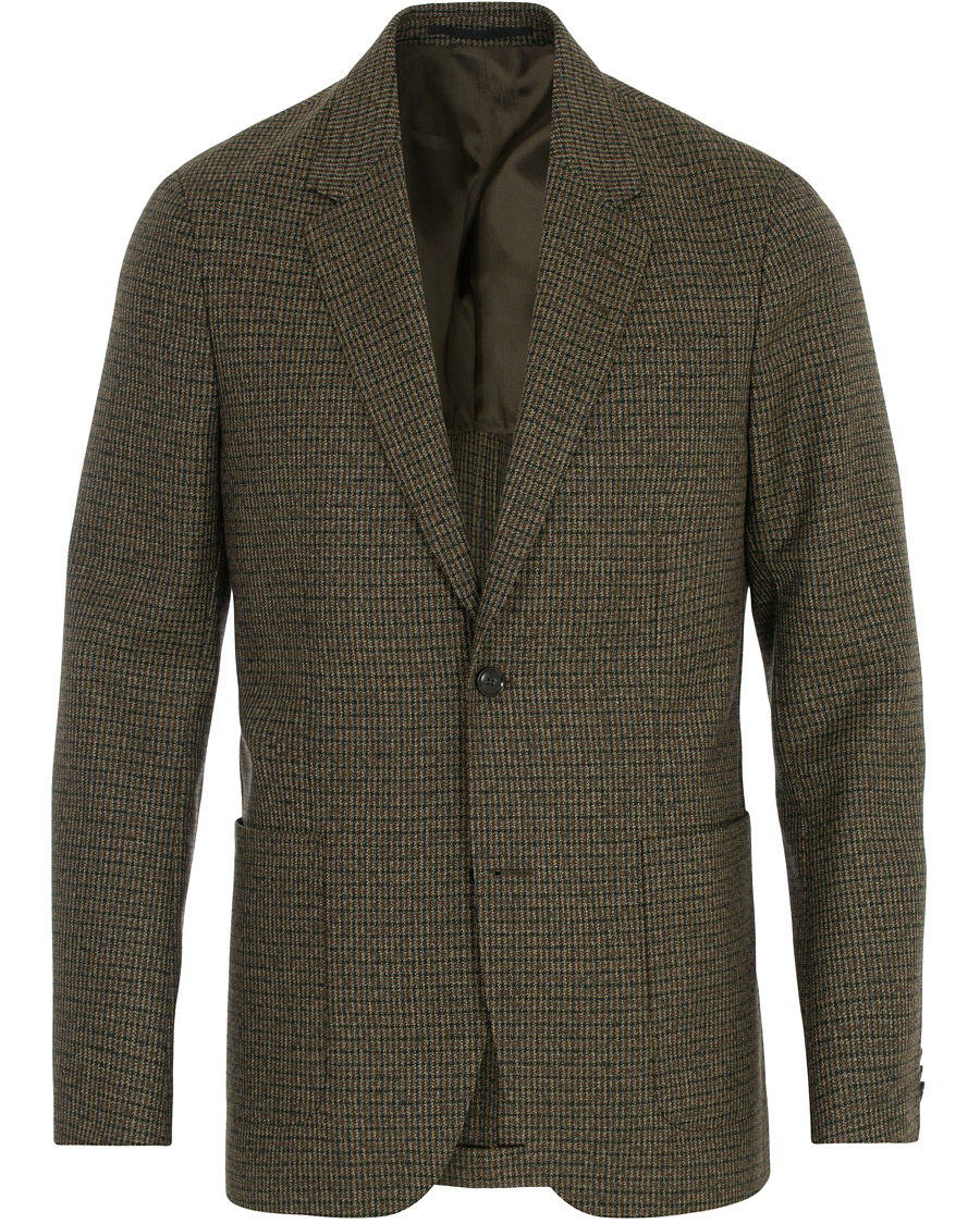 Herren | Sakkos | Tiger of Sweden | Josef Checked Wool Blazer Brown