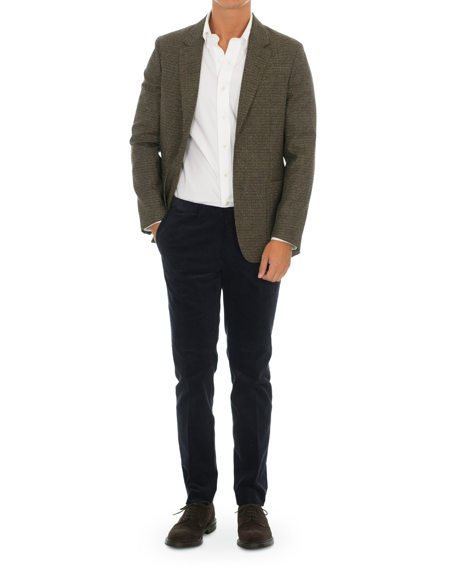 Herren | Sakkos | Tiger of Sweden | Josef Checked Wool Blazer Brown