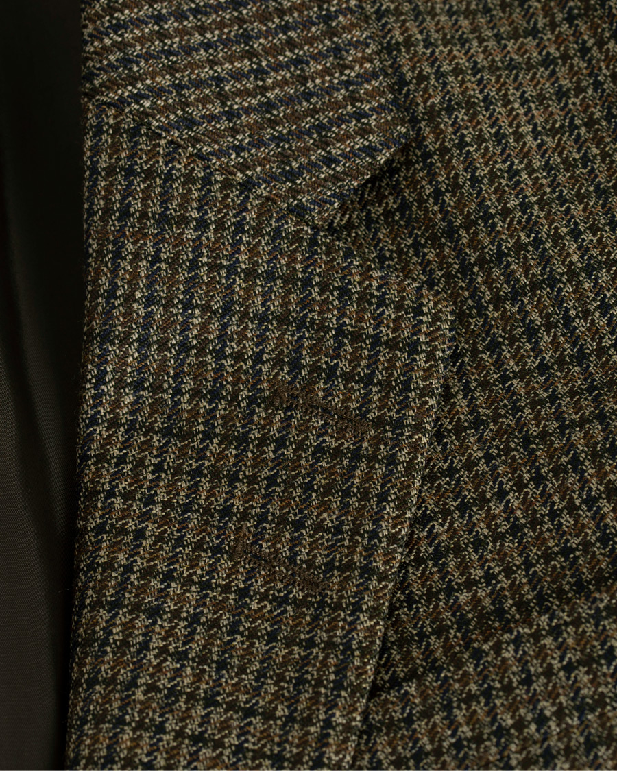 Herren | Sakkos | Tiger of Sweden | Josef Checked Wool Blazer Brown