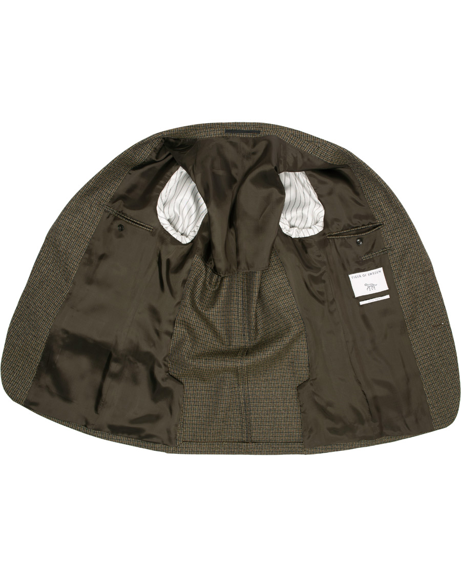 Herren | Sakkos | Tiger of Sweden | Josef Checked Wool Blazer Brown