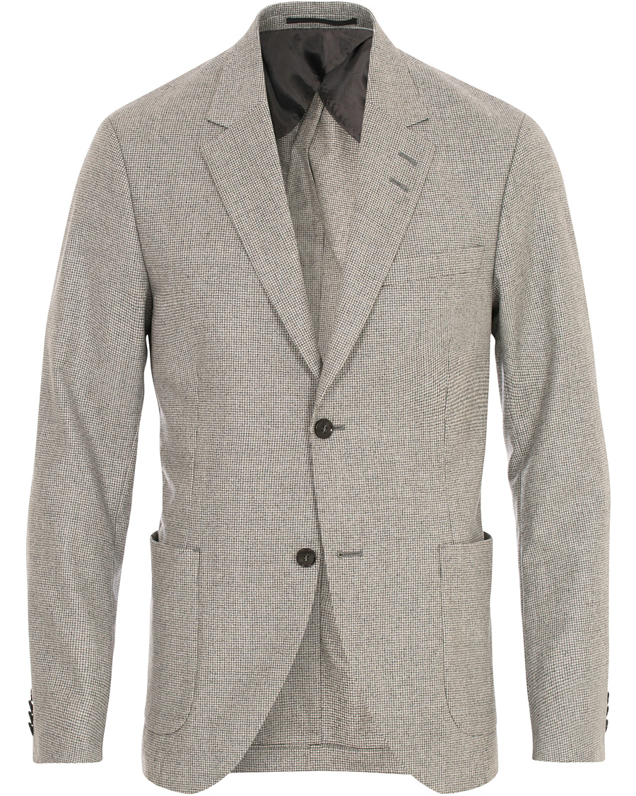 Herren | Sakkos | Tiger of Sweden | Jamot Houndstooth Brushed Wool Suit Blazer Grey