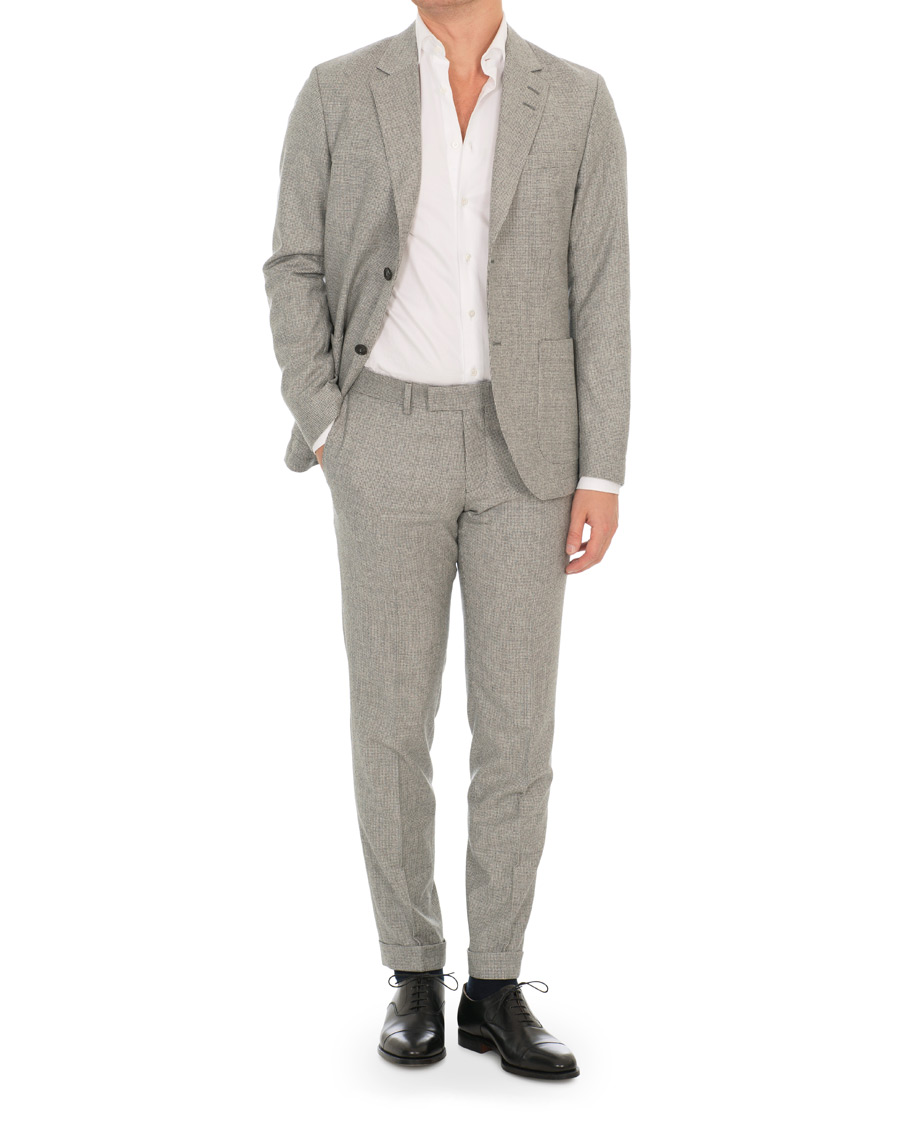 Herren | Sakkos | Tiger of Sweden | Jamot Houndstooth Brushed Wool Suit Blazer Grey