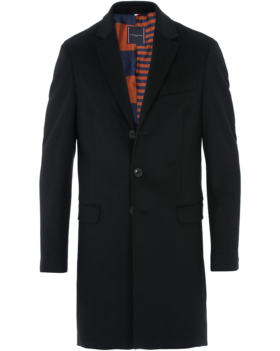 Herren | Jacken | Tommy Hilfiger | Chestfield Wool Coat Black