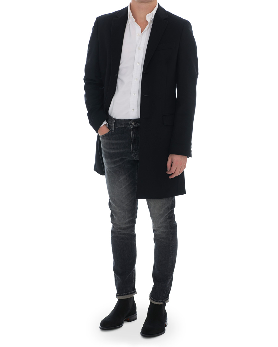 Herren | Jacken | Tommy Hilfiger | Chestfield Wool Coat Black