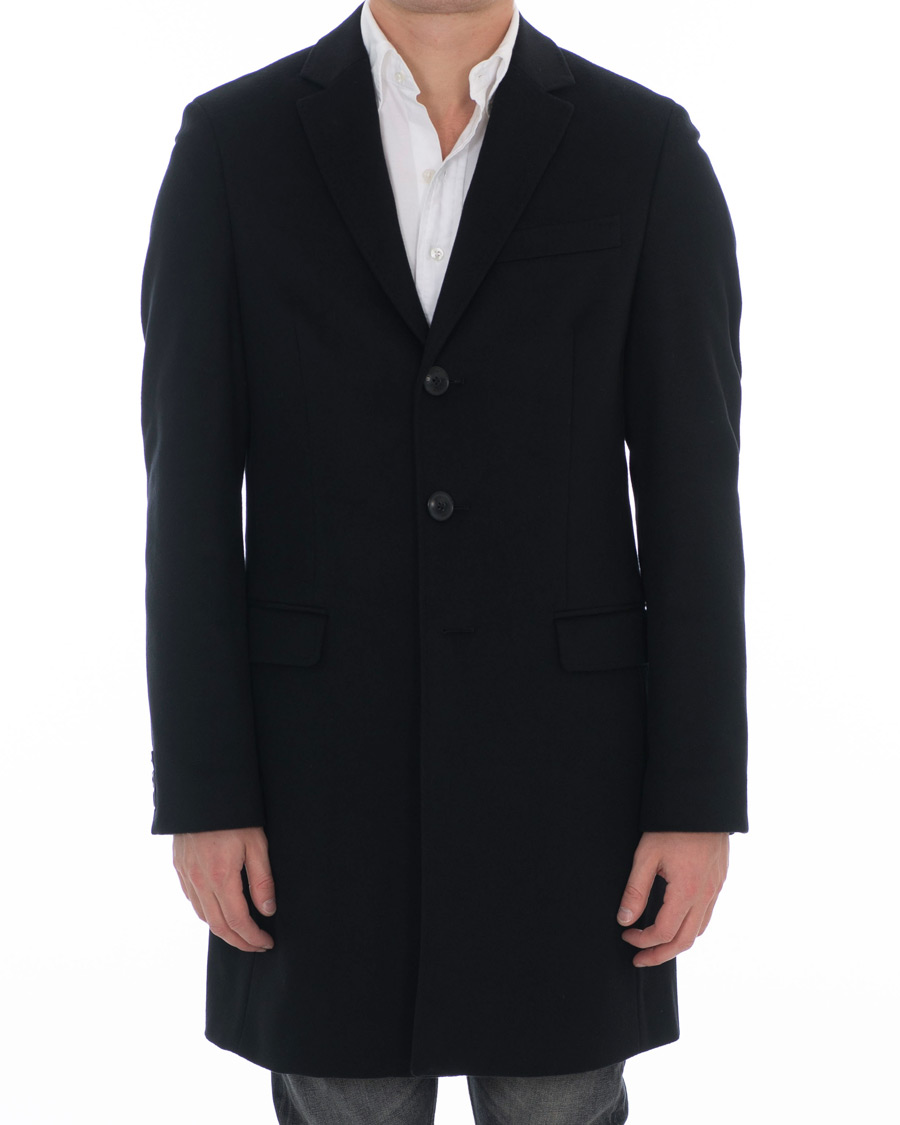 Herren | Jacken | Tommy Hilfiger | Chestfield Wool Coat Black