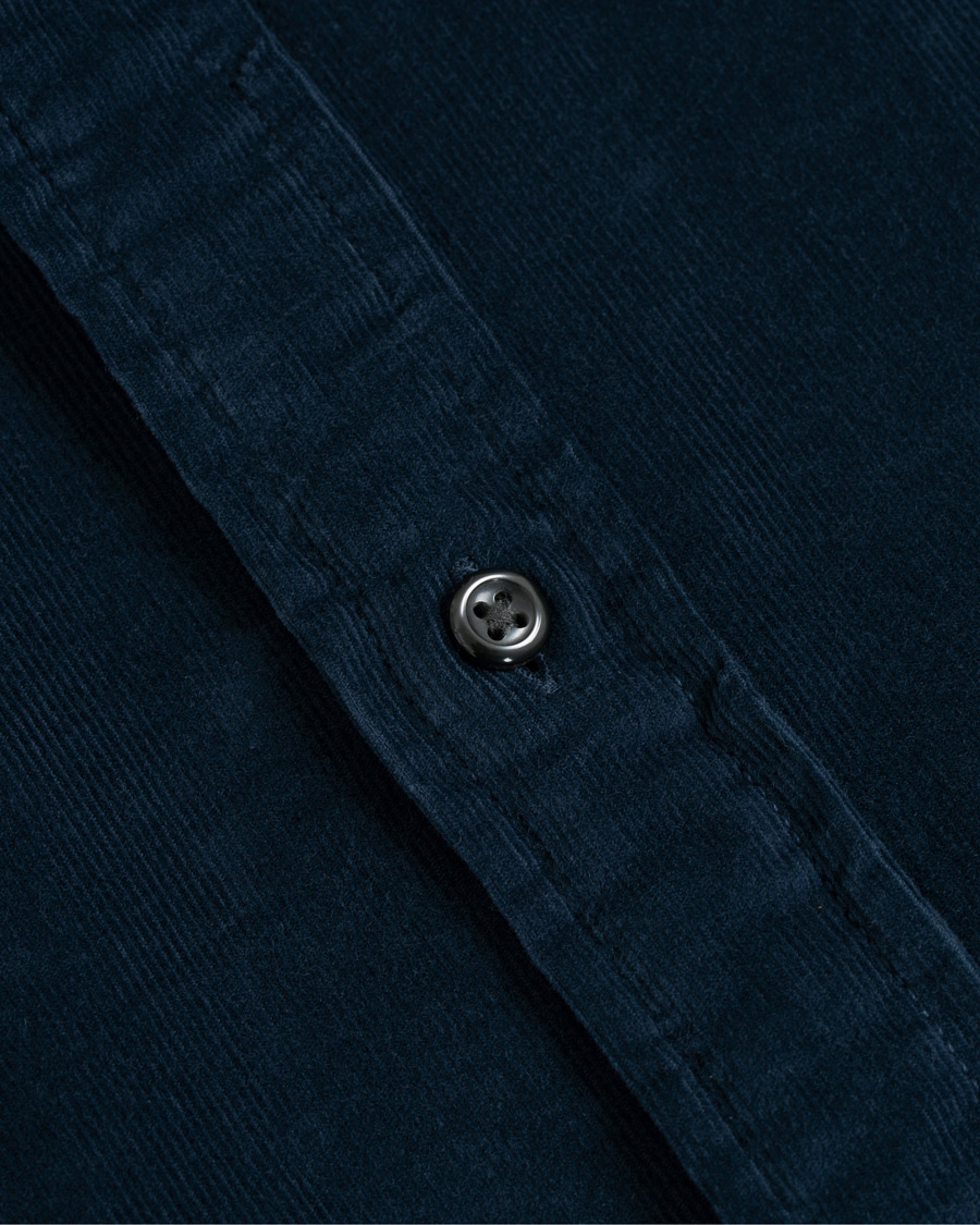 Herren | Hemden | Tommy Hilfiger | Garment Dyed Corduroy Shirt Navy
