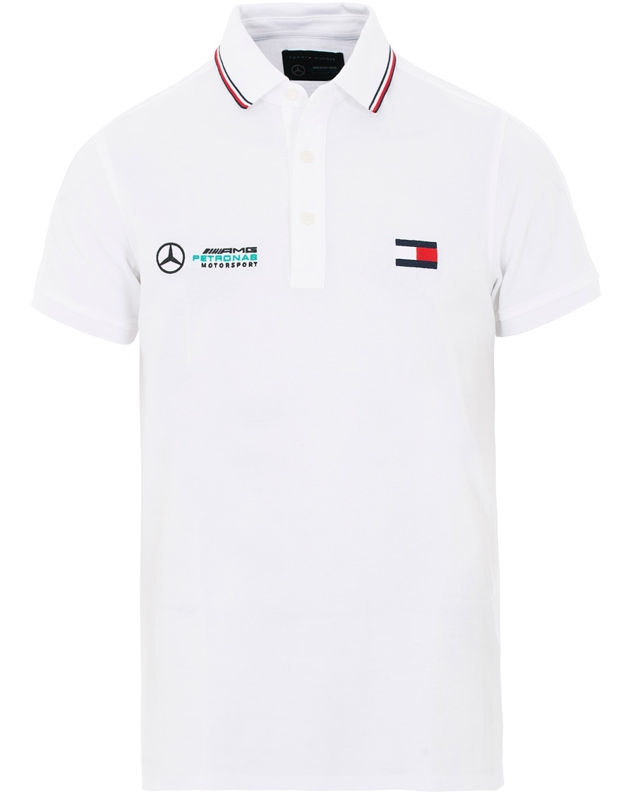 Herren | Poloshirts | Tommy Hilfiger | Mercedes Benz Polo Bright White