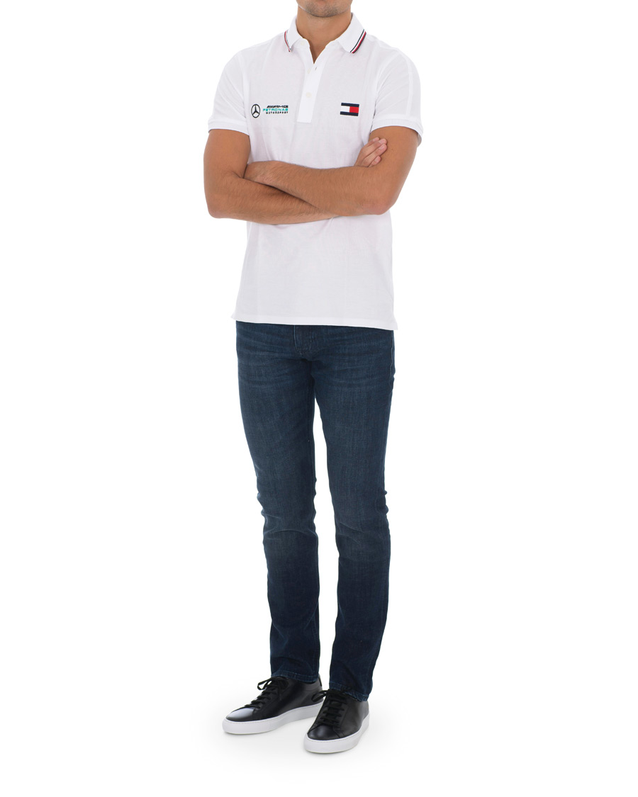 Herren | Poloshirts | Tommy Hilfiger | Mercedes Benz Polo Bright White