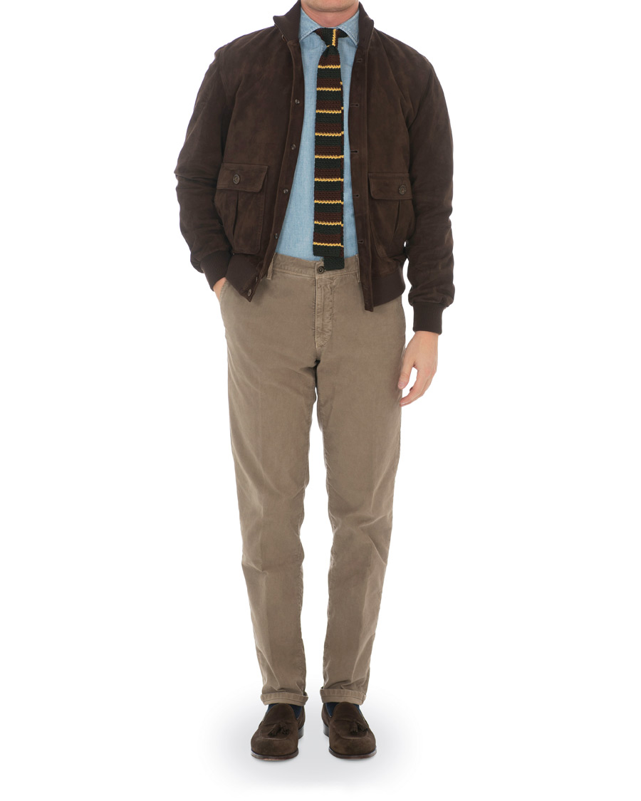 Herren | Jacken | Valstar | Valstarino Suede Jacket Dark Brown