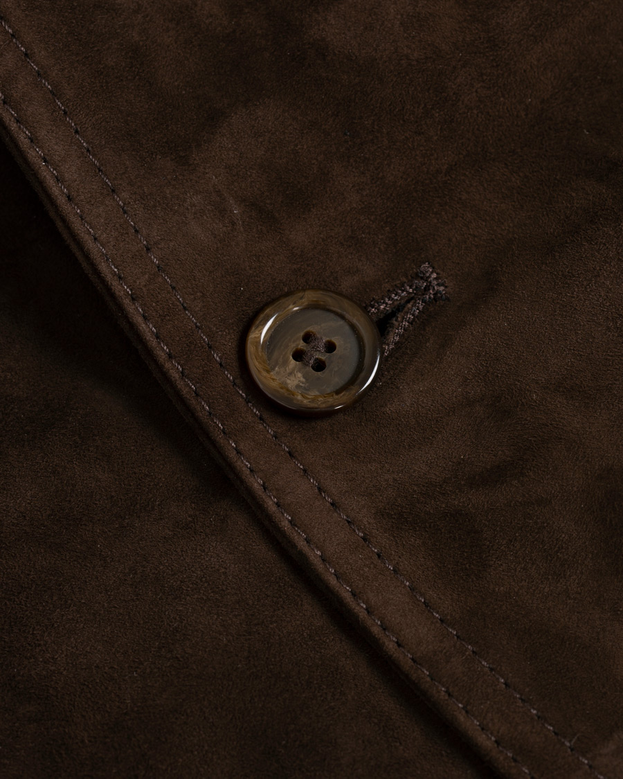 Herren | Jacken | Valstar | Valstarino Suede Jacket Dark Brown