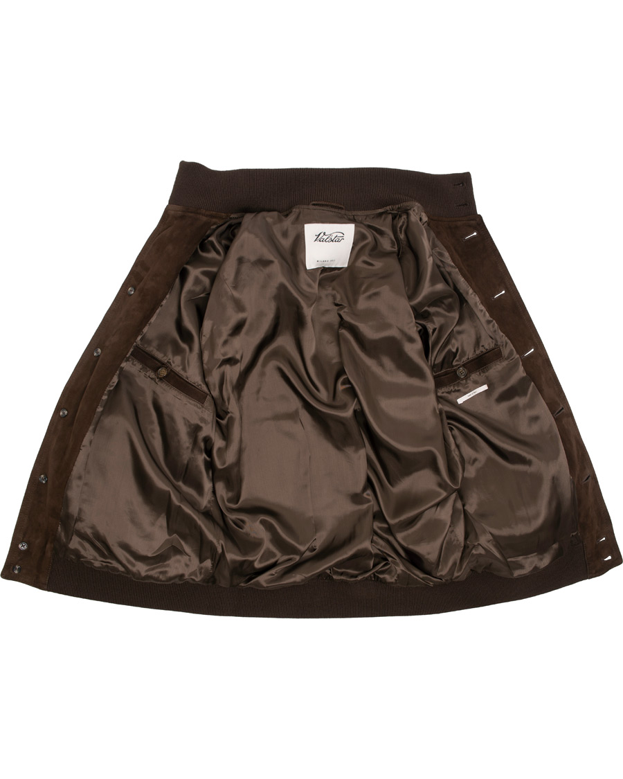 Herren | Jacken | Valstar | Valstarino Suede Jacket Dark Brown