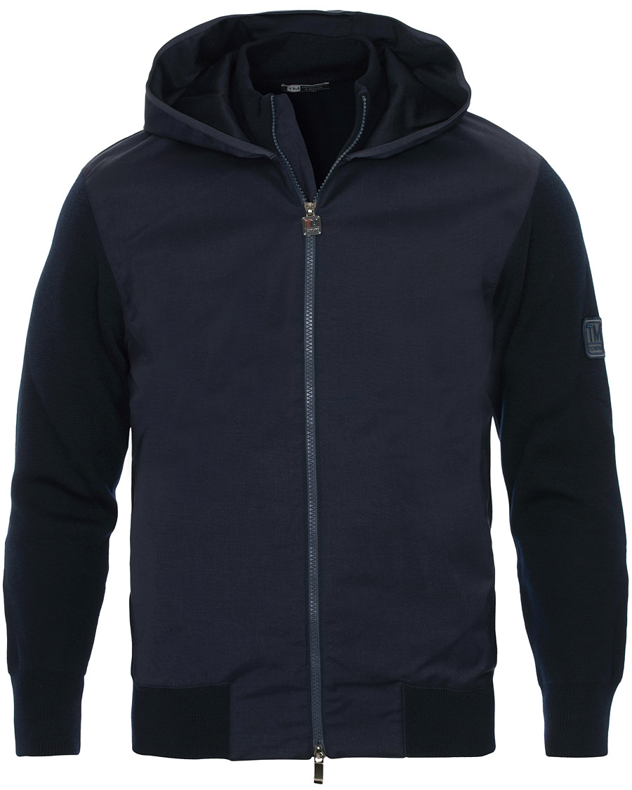Herren | Jacken | Z Zegna | Techmerino Hybrid Hooded Jacket Navy