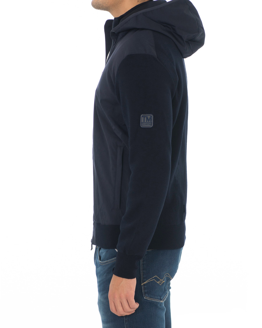 Herren | Jacken | Z Zegna | Techmerino Hybrid Hooded Jacket Navy