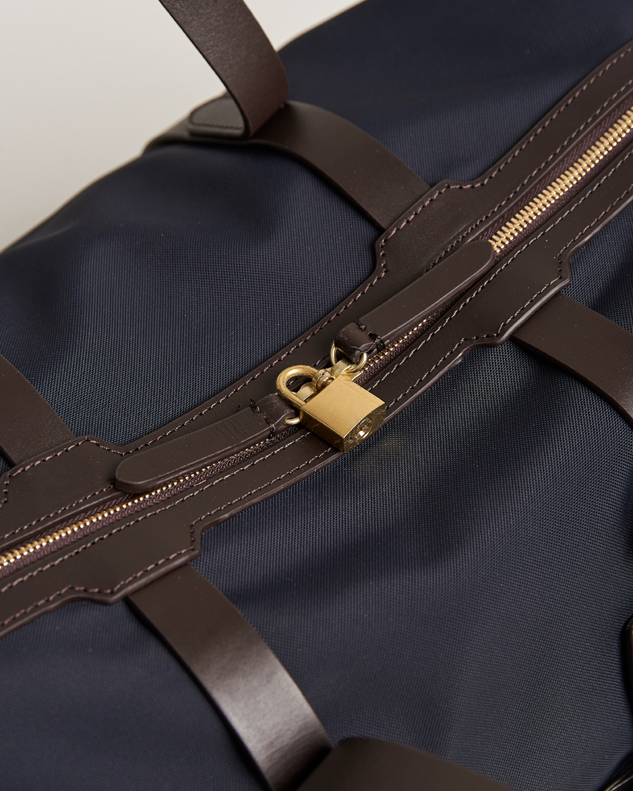 Herren | Taschen | Mismo | M/S Avail 48h Nylon Weekendbag Navy/Dark Brown