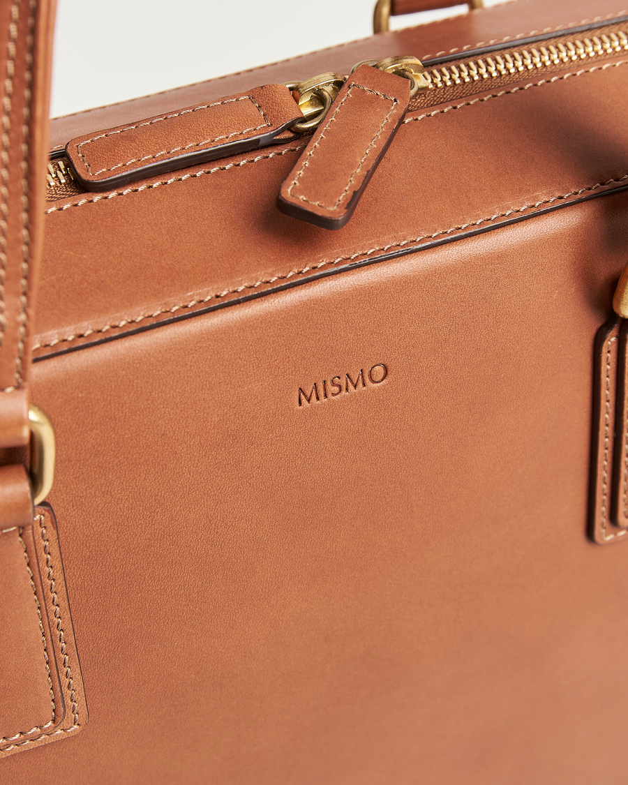 Herren | Taschen | Mismo | Morris Full Grain Leather Briefcase Tabac