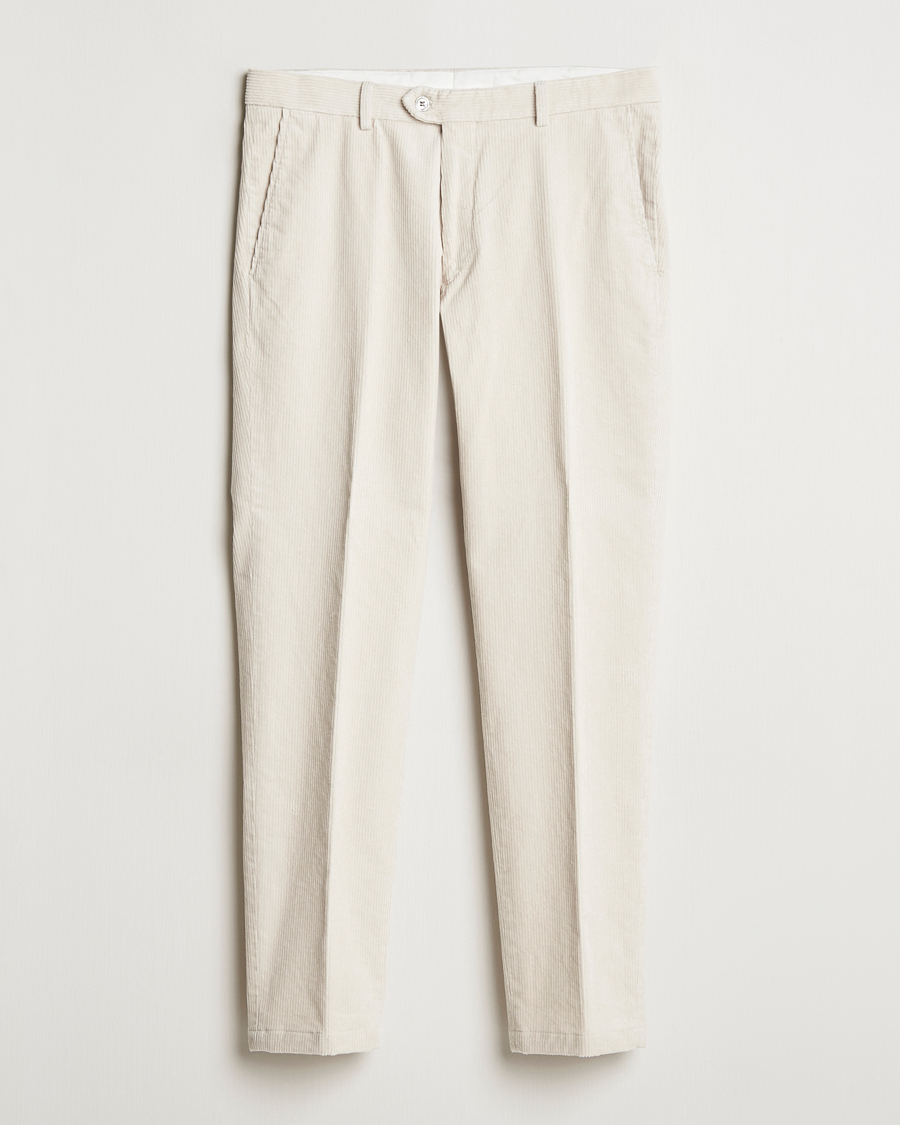 Herren | Hosen | Oscar Jacobson | Denz Corduroy Trousers White
