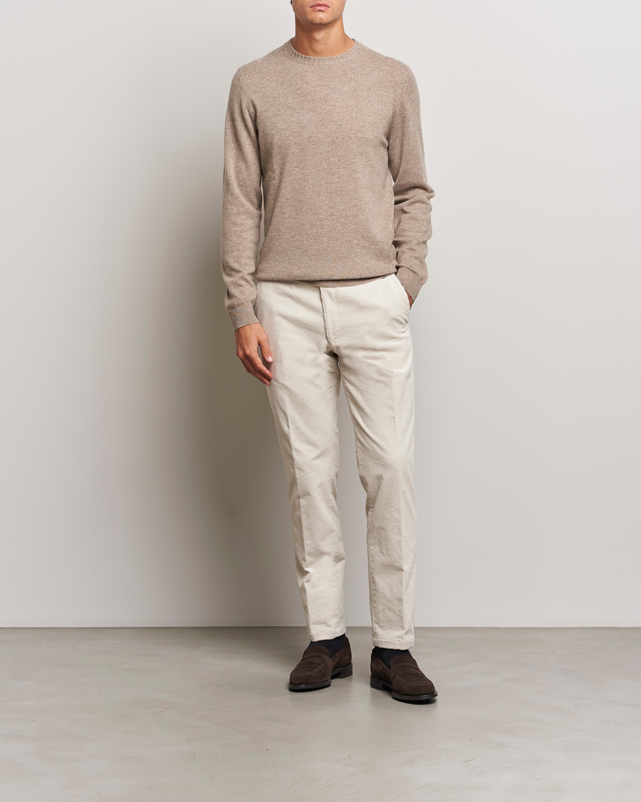 Herren | Hosen | Oscar Jacobson | Denz Corduroy Trousers White