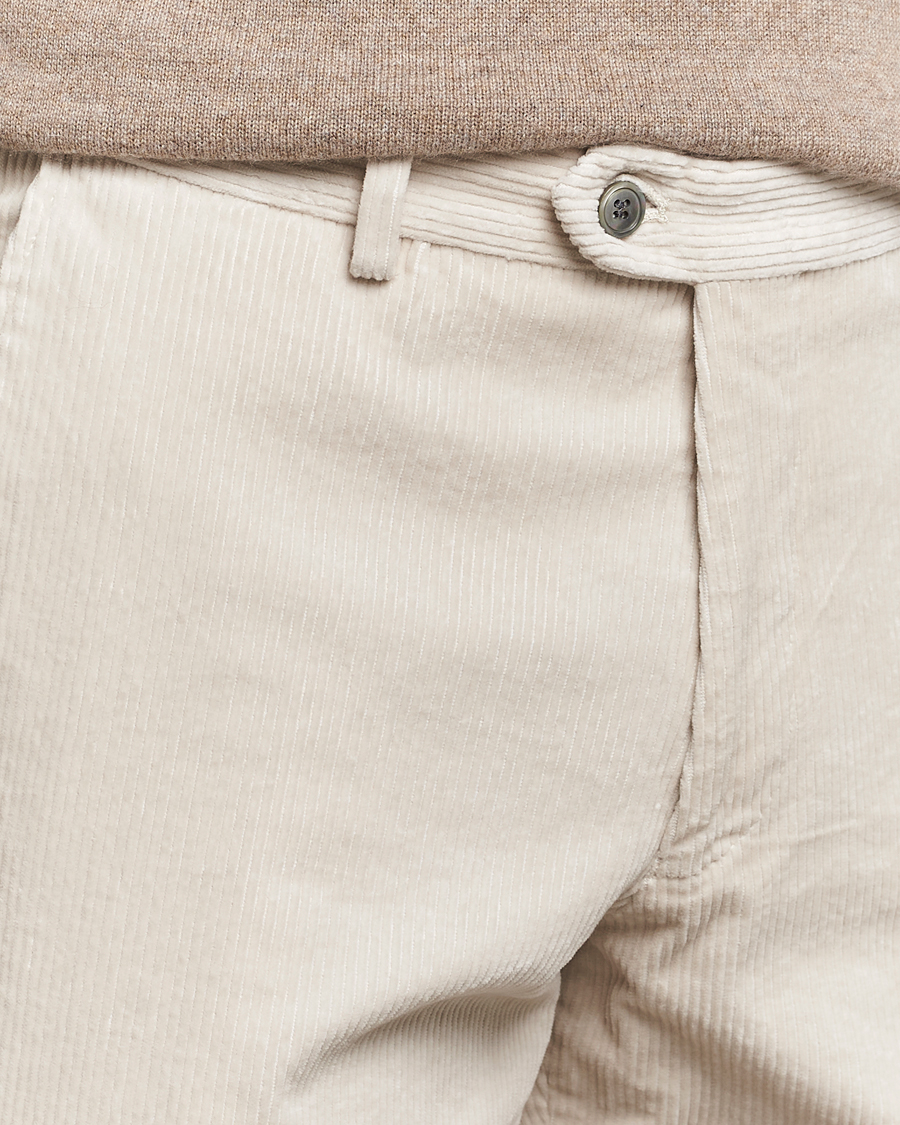 Herren | Hosen | Oscar Jacobson | Denz Corduroy Trousers White
