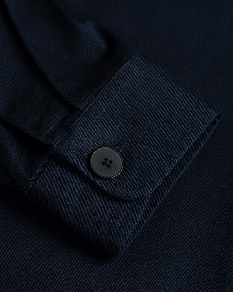 Herren | Hemden | Samsøe Samsøe | Samsøe & Samsøe Waltones Cotton Overshirt Night Sky