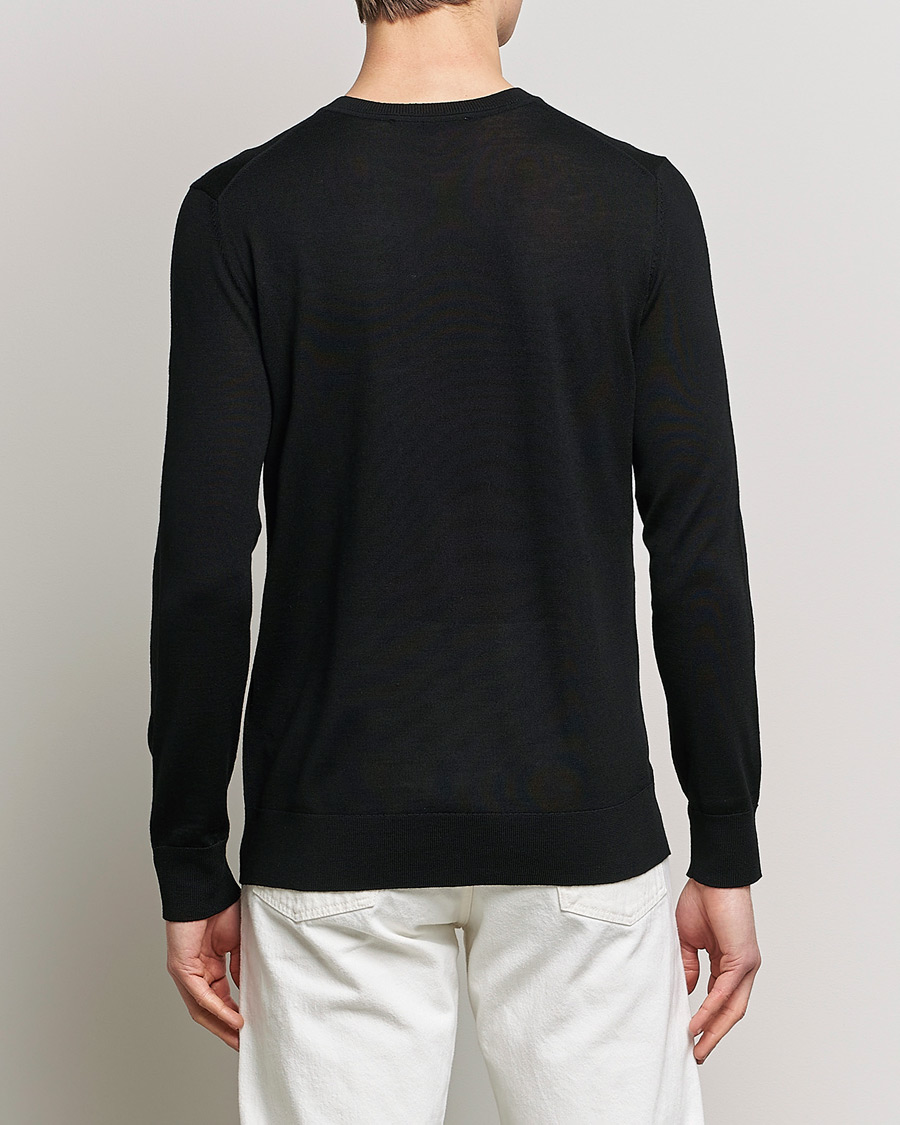 Herren | Pullover | Samsøe Samsøe | Flemming Superfine Merino Wool Crew Neck Black