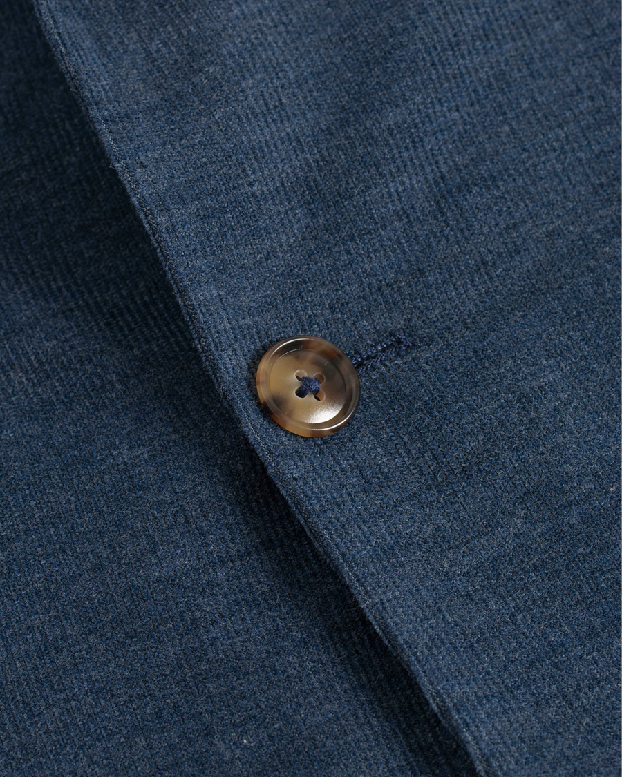 Herren | Sakkos | Stenströms | Cotton Corduroy Blazer Navy