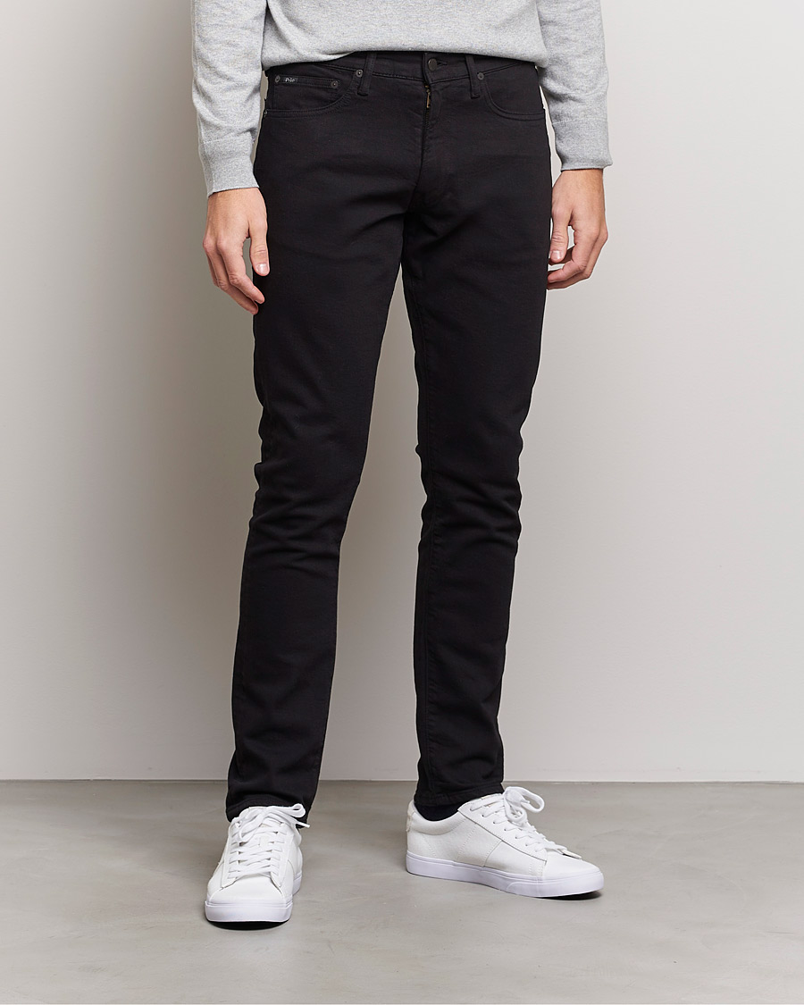 Herren | Schwartze Jeans | Polo Ralph Lauren | Sullivan Slim Fit Hudson Stretch Jeans Black