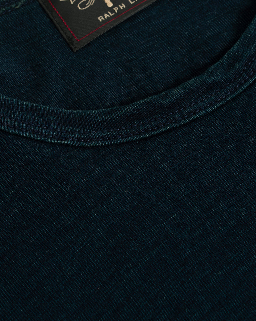 Herren | T-Shirts | RRL | Standard Pocket Tee Rinsed Blue Indigo
